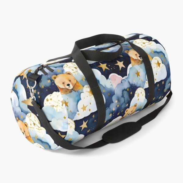 Item preview, Dreamy Teddy Bear in Clouds – Whimsical Night Sky Pattern designed and sold by Dream Garden.