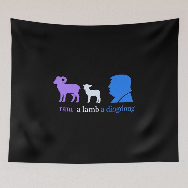 Item preview, Ram A Lamb A Dingdong Trump designed and sold by gear-posters.