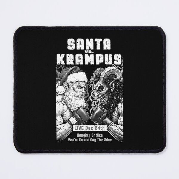 Item preview, MMA Mixed Martial Arts Funny Christmas Santa Krampus Fight designed and sold by GrandeDuc.