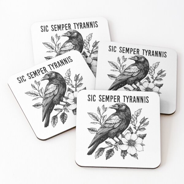 Item preview, Raven Sic Semper Tyrannis No Kings FDT Anti Trump M3628 designed and sold by TyHLoeung.