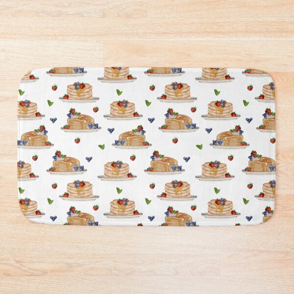 Item preview, Watercolor Pancakes Berries Breakfast designed and sold by idovedesign.