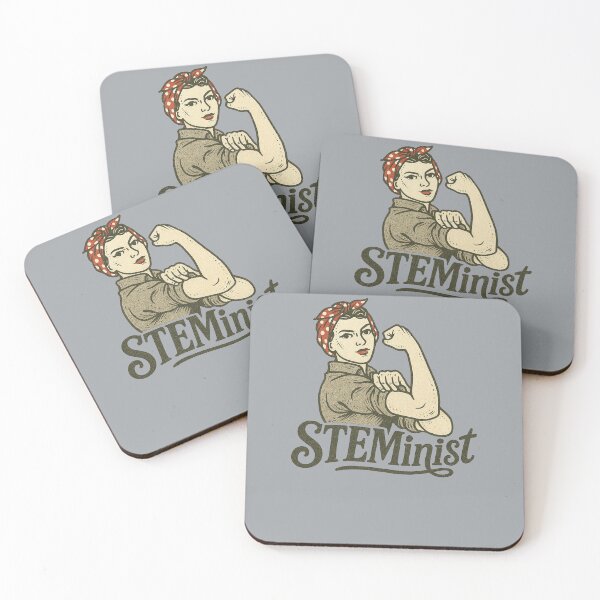 Item preview, Steminist Feminist Science Design for Smart Bold Women Everywhere designed and sold by FrictionMaxxing.