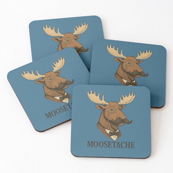 Item preview, MOOSETACHE – Distinguished Forest Gentleman designed and sold by OddJobsOnly.