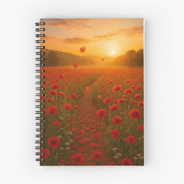 Item preview, Campo florido ao pôr do sol designed and sold by Leonornature.