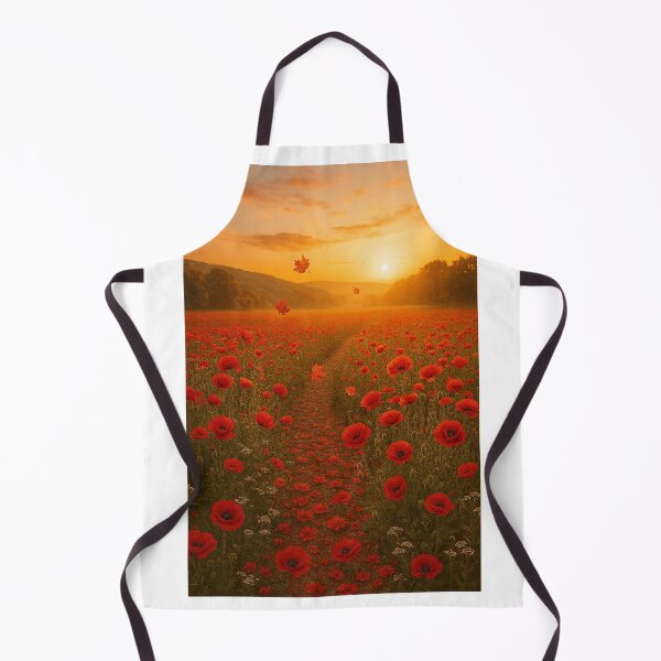 Item preview, Campo florido ao pôr do sol designed and sold by Leonornature.