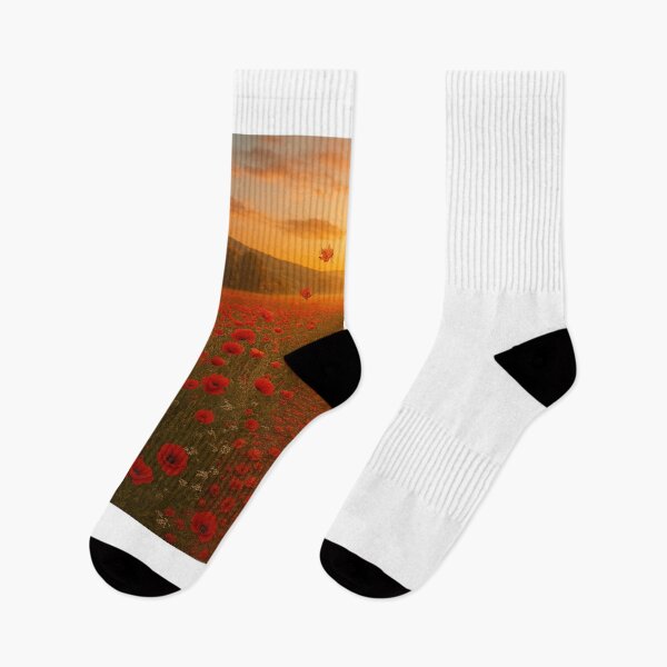 Item preview, Campo florido ao pôr do sol designed and sold by Leonornature.