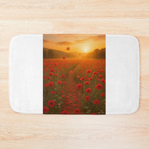 Item preview, Campo florido ao pôr do sol designed and sold by Leonornature.