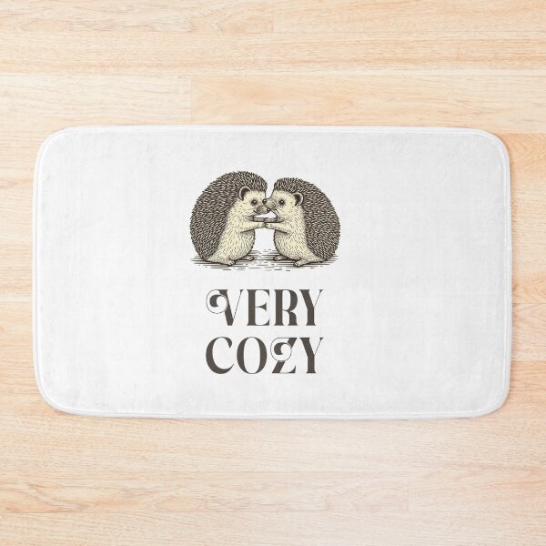 Item preview, Cute Hedgehog Couple Very Cozy | Cozy Animal Lovers Gift | Cute Hedgehog Illustration | Fall Winter Cozy Aesthetic  designed and sold by InkRebelprint.
