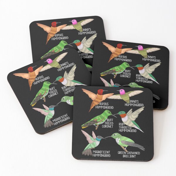 Item preview, Hummingbird Species Bird Watching Lover Hummingbirds designed and sold by DSWShirts.