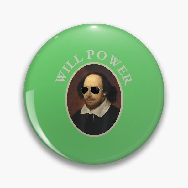 Item preview, William-Shakespeare-Will-Power-Art-Positive-Quote designed and sold by MarcelZbon43.