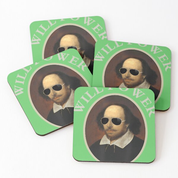 Item preview, William-Shakespeare-Will-Power-Art-Positive-Quote designed and sold by MarcelZbon43.