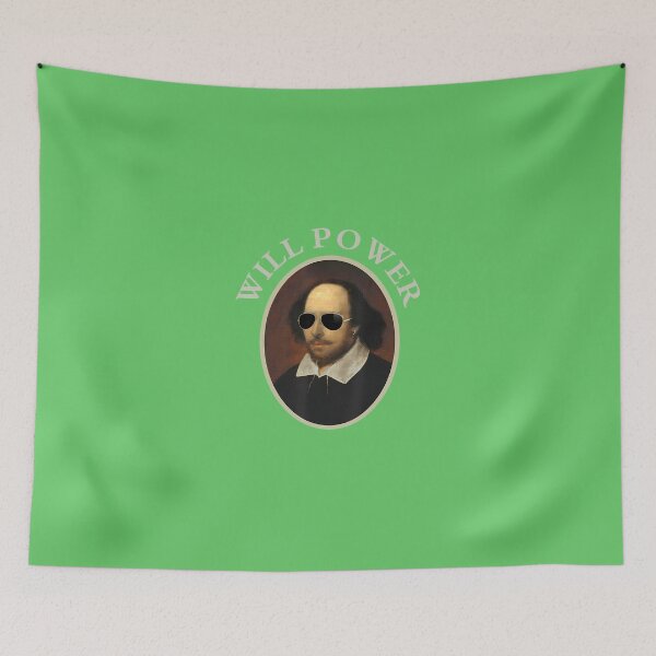Item preview, William-Shakespeare-Will-Power-Art-Positive-Quote designed and sold by MarcelZbon43.