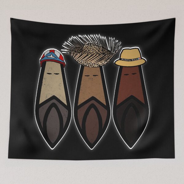 Item preview, Puerto Rican Boricua Three Wise Men designed and sold by SoLunAgua ..