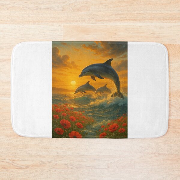 Item preview, Golfinhos ao pôr do sol   designed and sold by Leonornature.