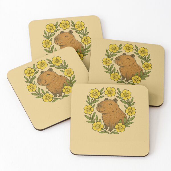 Item preview, Happy Capybara  designed and sold by FrictionMaxxing.