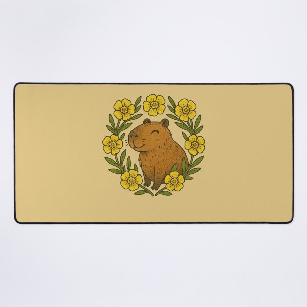 Item preview, Happy Capybara designed and sold by FrictionMaxxing.