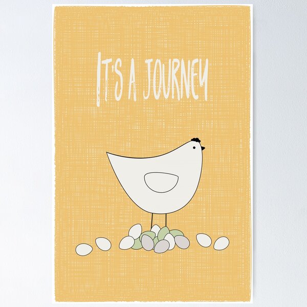 Item preview, It's a Journey designed and sold by KeiKeiCreative.