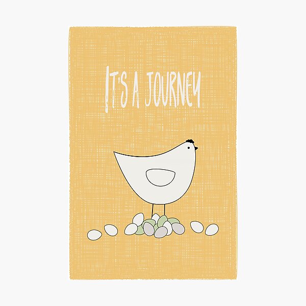 Item preview, It's a Journey designed and sold by KeiKeiCreative.