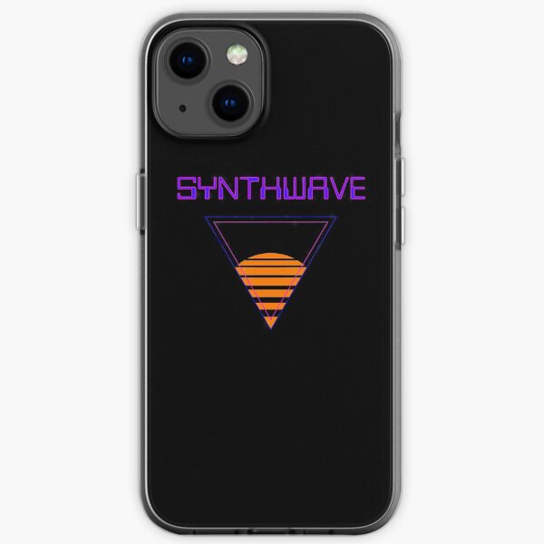 Synthwave, Retrowave Design For The Eighties Music Lovers iPhone Soft Case
