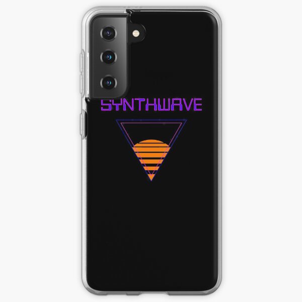 Synthwave, Retrowave Design For The Eighties Music Lovers Samsung Galaxy Soft Case