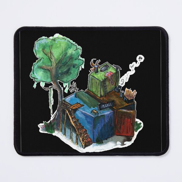 Item preview, Solarpunk Container Home - Watercolor designed and sold by MaskiMilian.