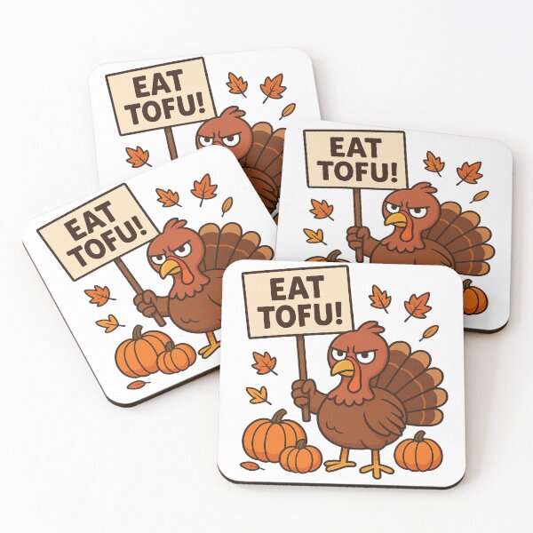 Item preview, Funny Turkey Protest Eat Tofu Thanksgiving designed and sold by ookiArt.