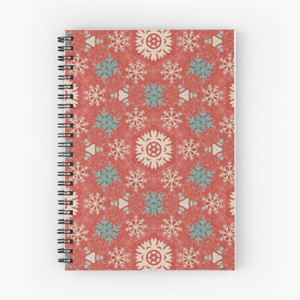 Item preview, NAVIDAD PATRON RETRO COPOS DE NIEVE designed and sold by Sycorax Studio.