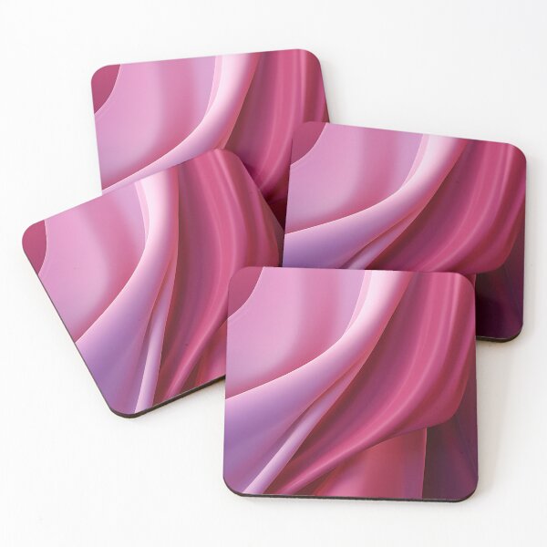 Item preview, Flowing fabric in shades of pink designed and sold by anytka.