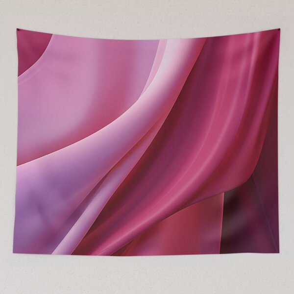 Item preview, Flowing fabric in shades of pink designed and sold by anytka.