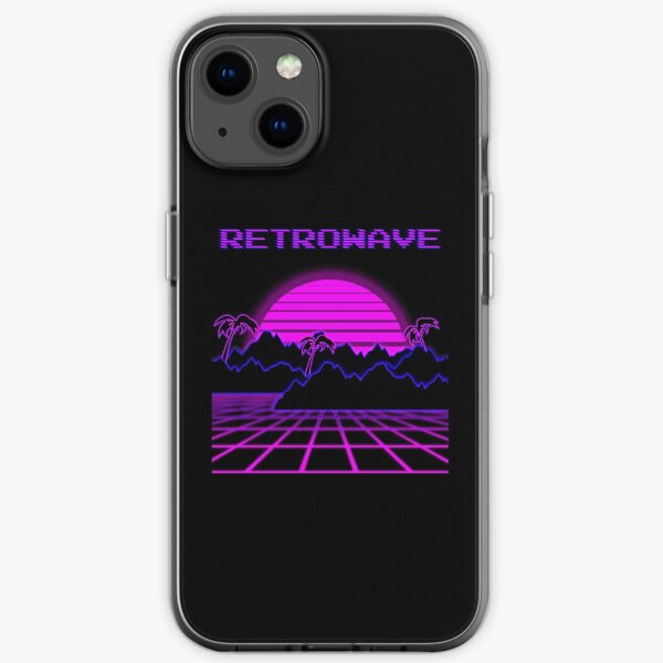 Synthwave, Retrowave Design For The Eighties Music Lovers iPhone Soft Case