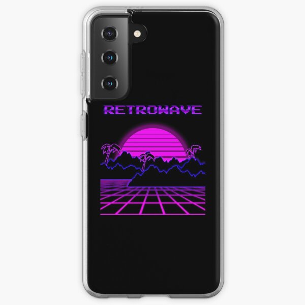 Synthwave, Retrowave Design For The Eighties Music Lovers Samsung Galaxy Soft Case