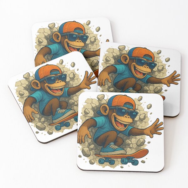 Item preview, Skater Monkey - The Wall designed and sold by RW-Art-Design.