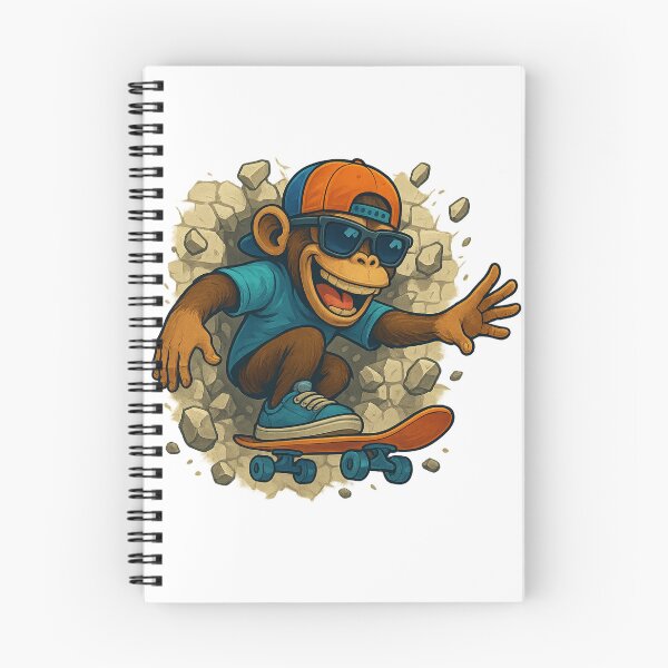 Item preview, Skater Monkey - The Wall designed and sold by RW-Art-Design.