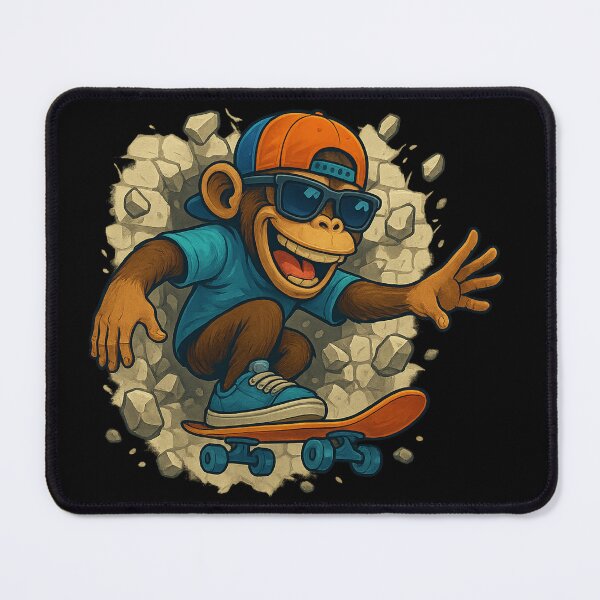 Item preview, Skater Monkey - The Wall designed and sold by RW-Art-Design.