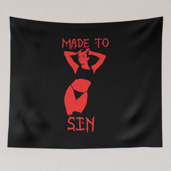 Item preview, Alternative Pin Up Made for Sin - Gothic Biker Siren Metal Art designed and sold by blackdoggdesign.