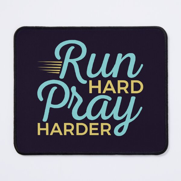 Item preview, Christian Runner Run Hard Pray Harder designed and sold by jaygo.