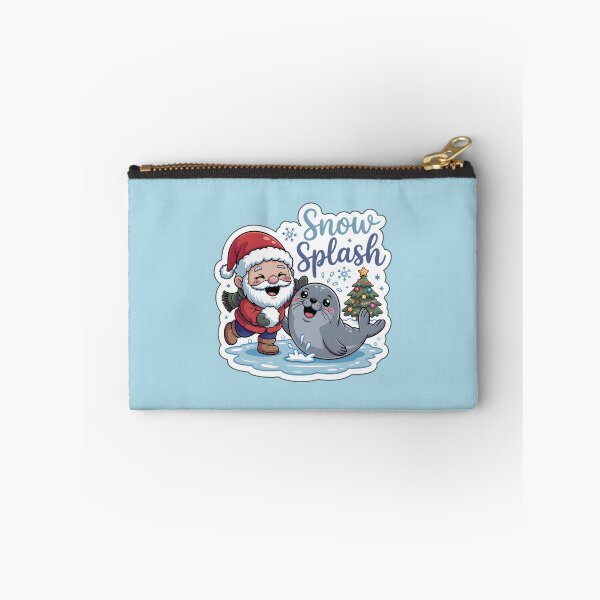 Item preview, Christmas Gnomes Sticker Snow Splash Gnome & Seal Fun Holiday Art designed and sold by Nuist25.