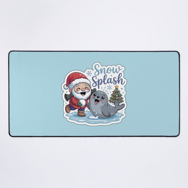 Item preview, Christmas Gnomes Sticker Snow Splash Gnome & Seal Fun Holiday Art designed and sold by Nuist25.