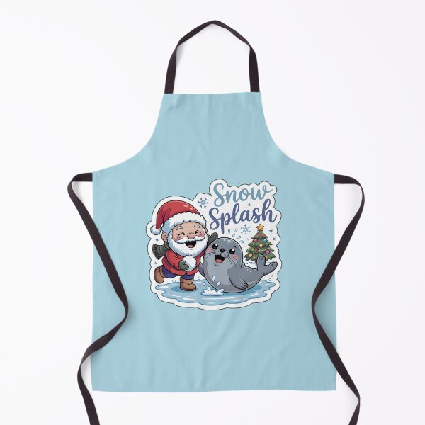 Item preview, Christmas Gnomes Sticker Snow Splash Gnome & Seal Fun Holiday Art designed and sold by Nuist25.