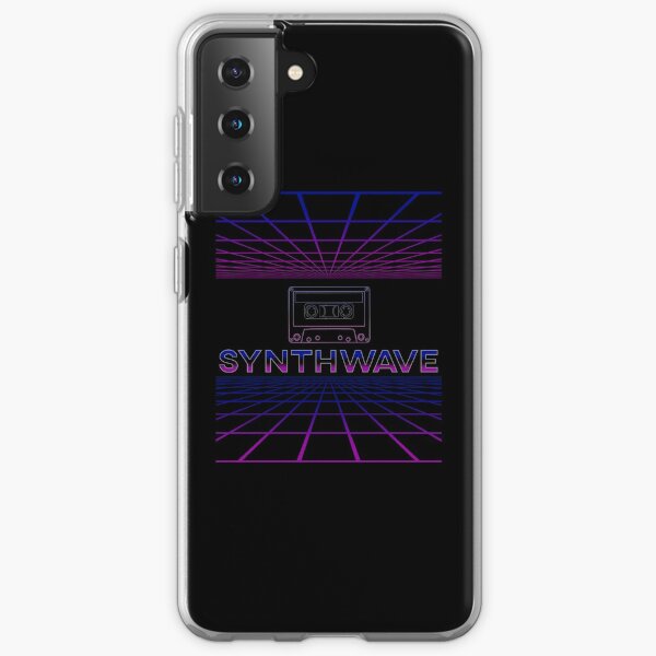 Synthwave, Retrowave Design For The Eighties Music Lovers Samsung Galaxy Soft Case