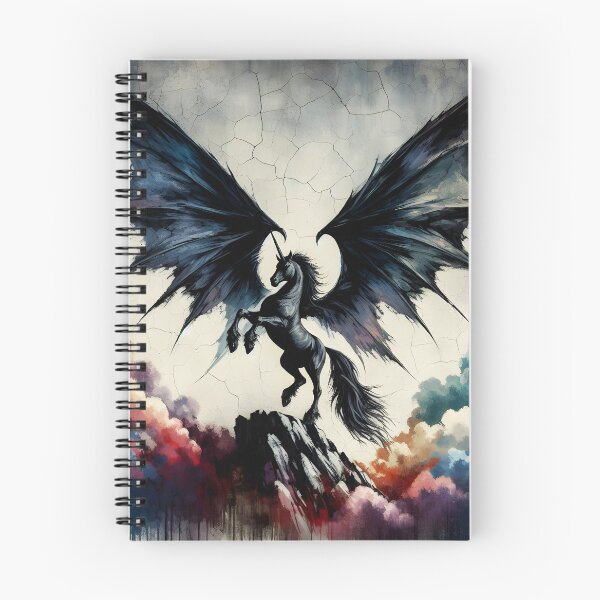 Item preview, Black Alicorn, Ai Generated Art  designed and sold by ACC .