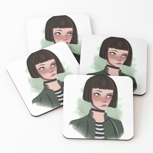 Item preview, Mathilda Cartoon Portrait Illustration designed and sold by EstreDeni.