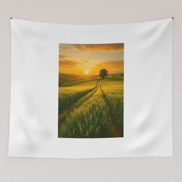 Item preview, Campos dourados ao entardecer designed and sold by Leonornature.