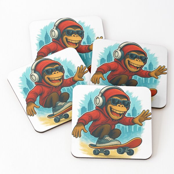 Item preview, Skater Monkey - City designed and sold by RW-Art-Design.