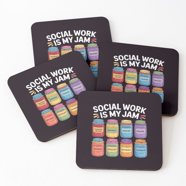 Item preview, Social Work Is My Jam Advocate Support School Social Worker designed and sold by JonBarnes22.