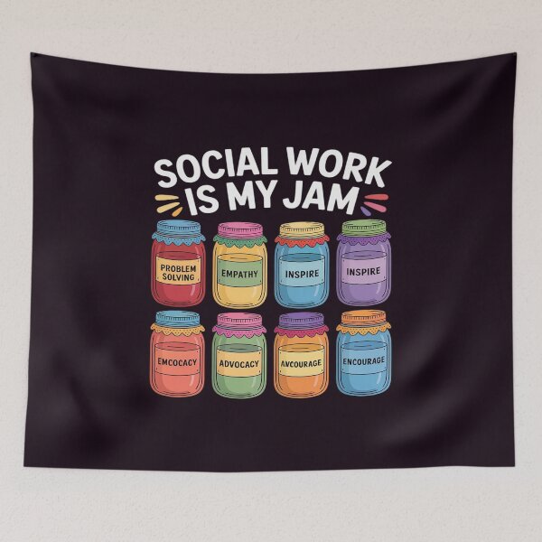 Item preview, Social Work Is My Jam Advocate Support School Social Worker designed and sold by JonBarnes22.