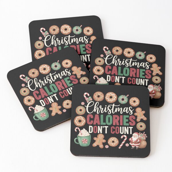 Item preview, Funny Christmas Calories Don't Count Holiday Festival  designed and sold by CreazyCreator77.