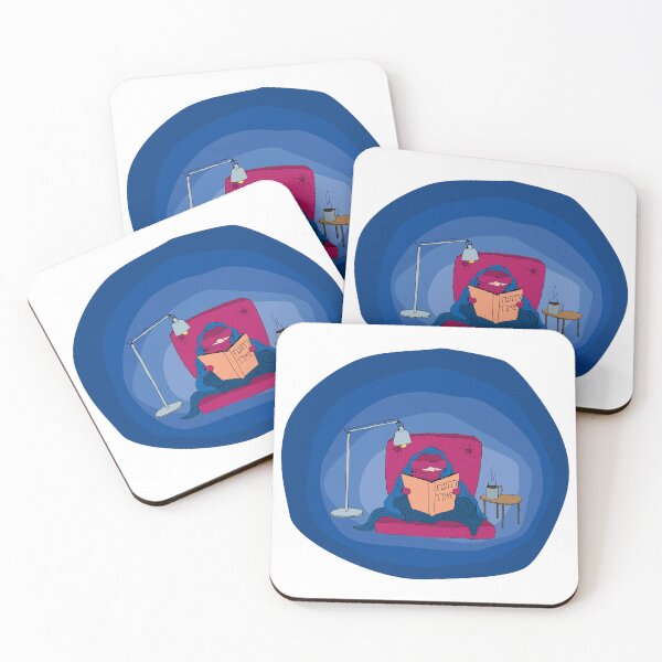 Item preview, Cozy reading hour in winter designed and sold by VJG ILLUSTRATION.