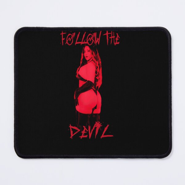 Item preview, Alternative Pin Up Follow the Devil - Gothic Biker Siren Metal Art designed and sold by blackdoggdesign.