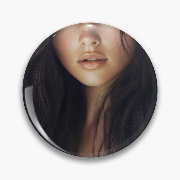 Item preview, Young woman with flowing dark hair designed and sold by anytka.